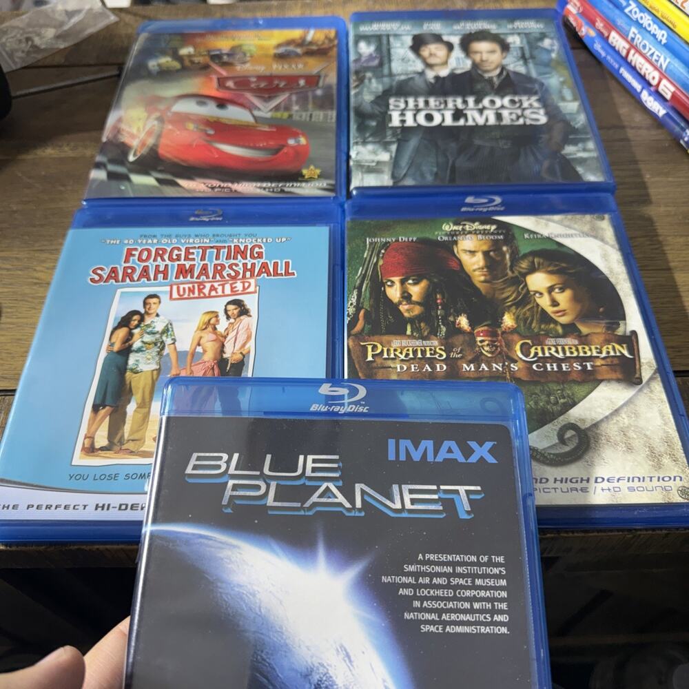 5 Blu-Ray DVD Lot #5 As Shown All In Working Order